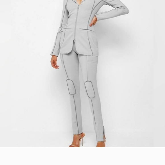 Women's Gray Blazer - Picture 1 of 9